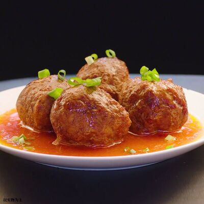 天福号莲藕狮子头猪肉莲藕丸子北老北京即食熟食五香酱肉半成品