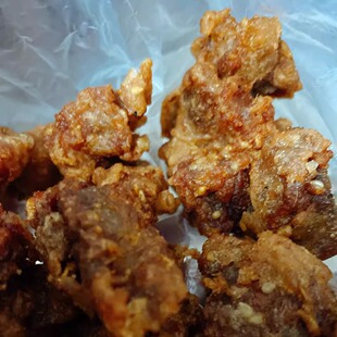 北京老回回小吃店 炸牛肉粒 即食熟食现炸牛肉