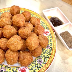 北京西四砂锅居 干炸肉丸子 纯肉炸黑猪肉丸即食熟食