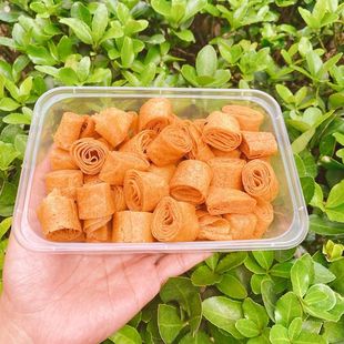 北京虎坊桥京天红酒家绿豆面咯吱盒酥脆老北京小吃咸口保质期30天