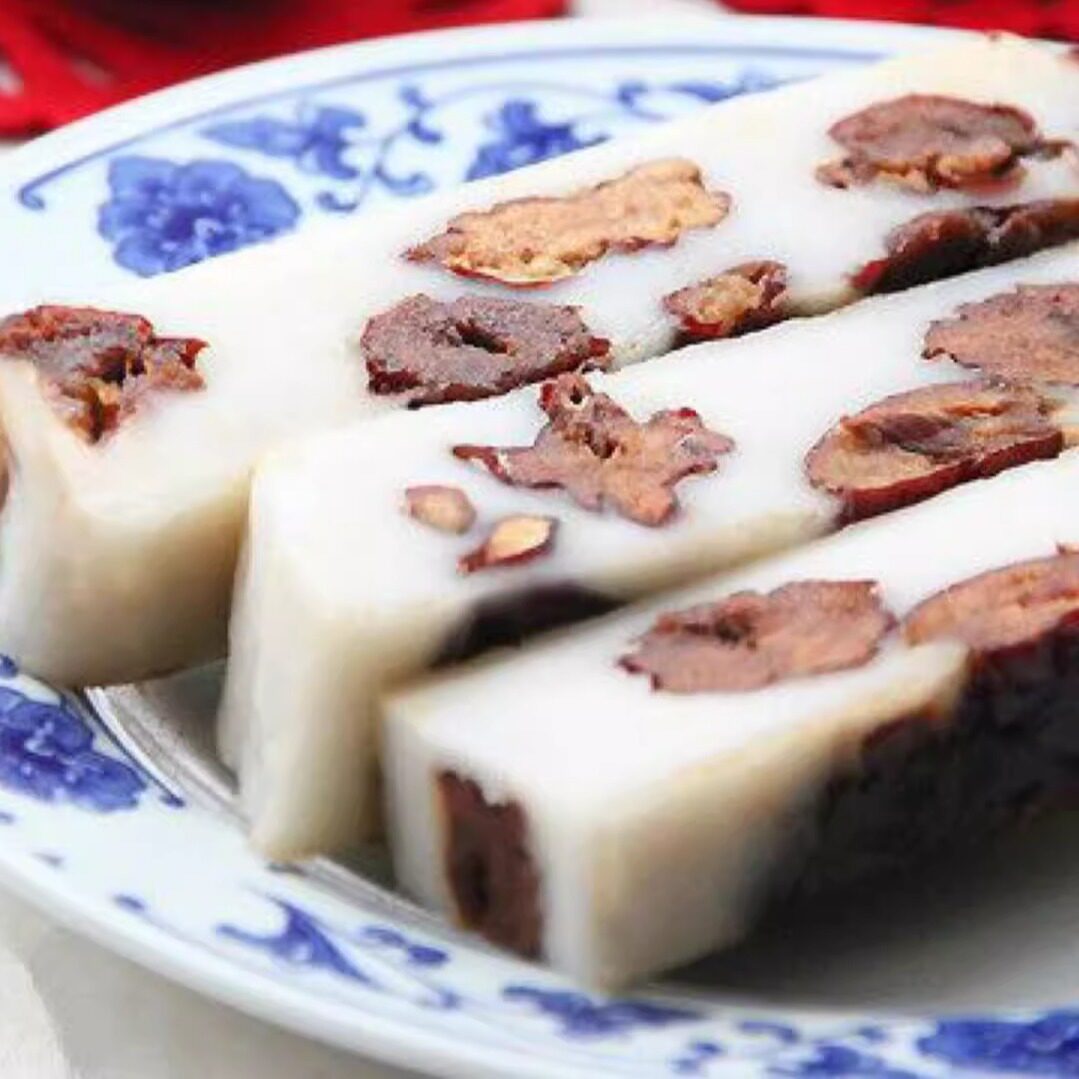 牛街满恒记火锅店 蜜豆小枣年糕 切糕甜点老北京小吃