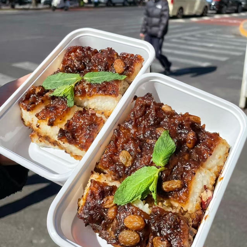 紫光园牛街清真甑糕镜糕甄糕红枣芸豆八宝饭老北京特产小吃即食