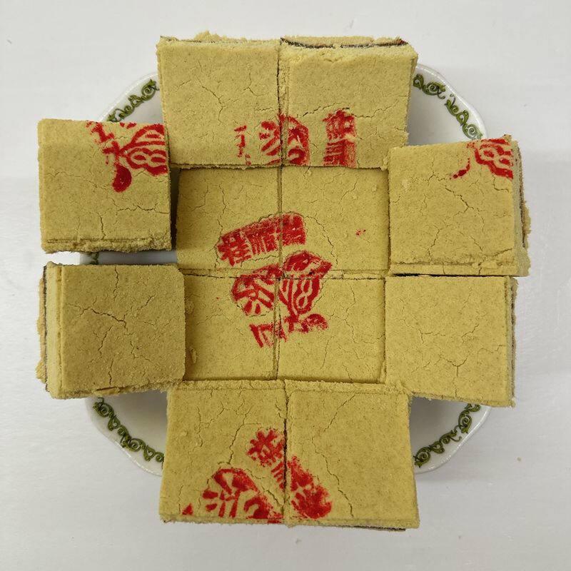 北京桂顺斋绿豆糕豆沙馅无油点心手工绿豆饼小吃糕点小时候味道