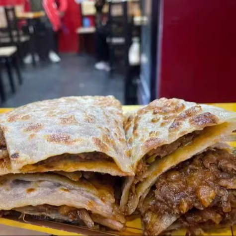 北京晓林香河肉饼猪肉牛肉茴香即食熟食面食韭菜大葱馅饼夹肉大饼