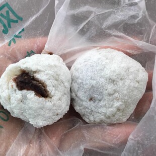 北京牛街白记小吃艾窝窝红豆沙馅年糕即食清真食品节日点心