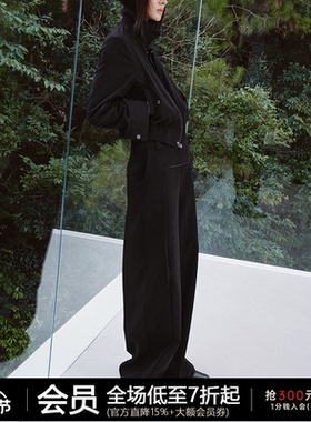 JCAESAR WOMEN 打褶袋鼠裤 TR面料 裤型挺阔 前片袋鼠口袋 侧打褶