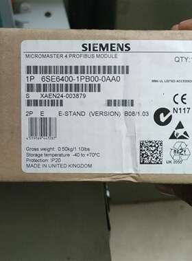 议价6SE6400-1PB00-0AA0 MM440 inven维修