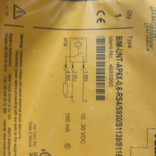 议价图尔克 BIM-UNT-AP6X-0.6-RS4/S930/可维修