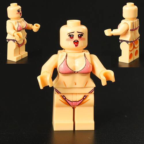 第三方人仔女特殊泳装diy现货兼容积木moc动漫游戏手办礼物