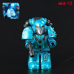 2026新款禁军荷鲁斯之子MK6人仔星际战士40k战锤极限战士积木玩具