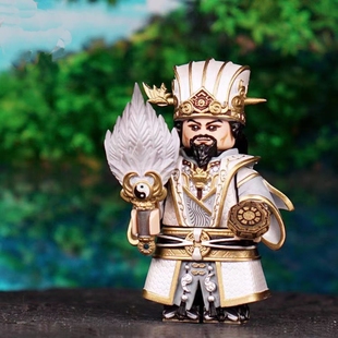 【升级版 诸葛亮带磁铁】三国人仔五虎将马超诸葛亮拼装人仔玩具