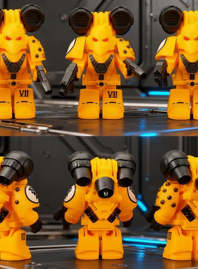 2026新款禁军荷鲁斯之子MK6人仔星际战士40k战锤极限战士积木玩具