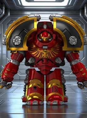 战锤40k星际战士阿斯塔特火蜥蜴土星终结者积木拼装人仔手办人仔