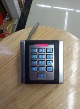 防水门禁一体机金属ID密码键盘刷卡86读头12V24VSIB室外K6自动门