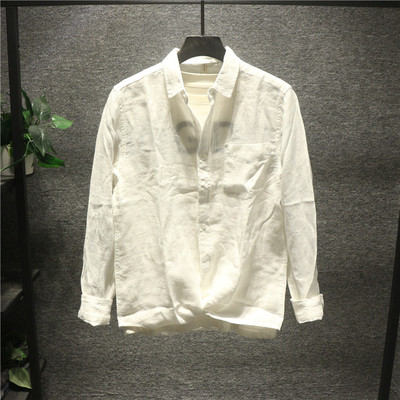 法味港式高级感衬衫男士文艺