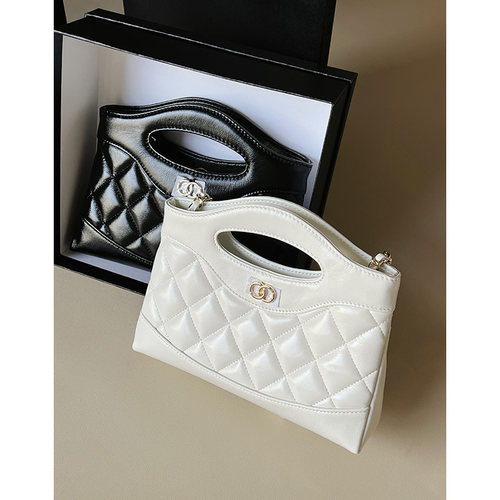 【806#编码】小香风31bag手提包女新款羊皮nano菱格链条包斜挎包