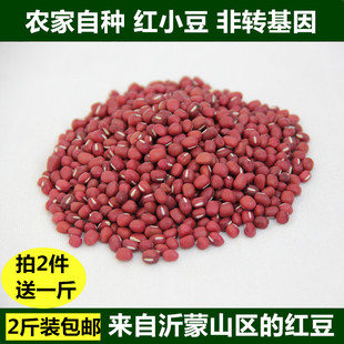 农家自产红小豆山东沂蒙山区杂粮赤小豆山区五谷杂粮2斤包邮