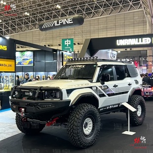 新款24款普拉多TX霸道车贴拉花VX WX越野改装车身贴纸彩条