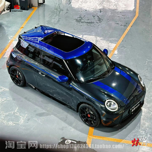 宝马MINI F56车贴拉花 F55Cooper电动J01引擎盖车顶车身贴纸装饰