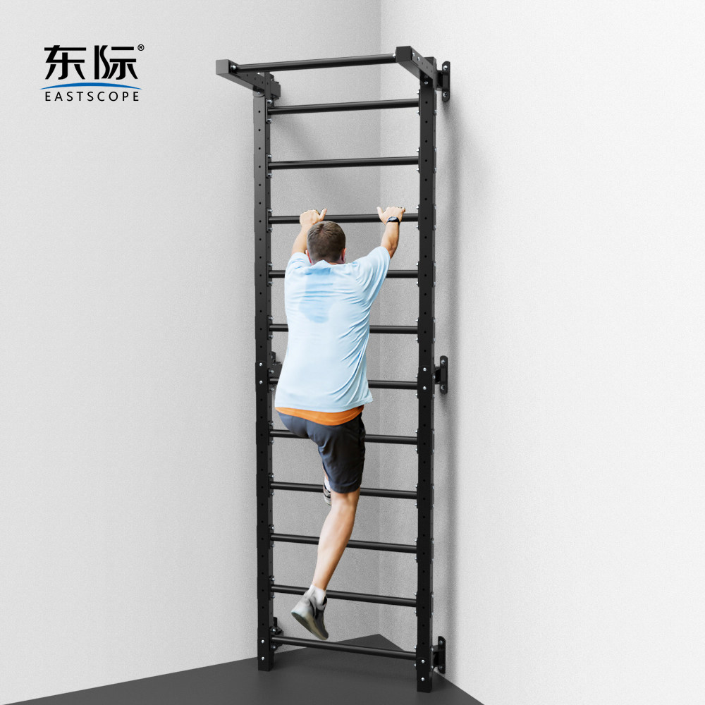 东际室内墙角安装肋木架操房压腿平衡锻炼躯干牵引康复训练器材