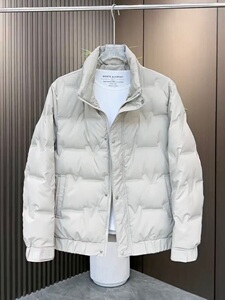 2023冬季立领羽绒服男士新款保暖舒适上衣欧货压花青年都市外套潮