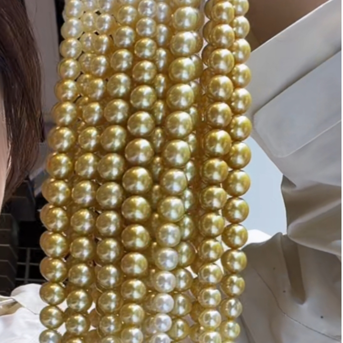 海水金珍珠项链 多样性发一  带证 2725H00DY