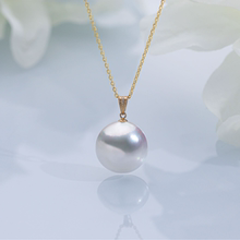 “大圆蛋”海水澳洲马贝吊坠 14-15mm 18k金 2378H00DY