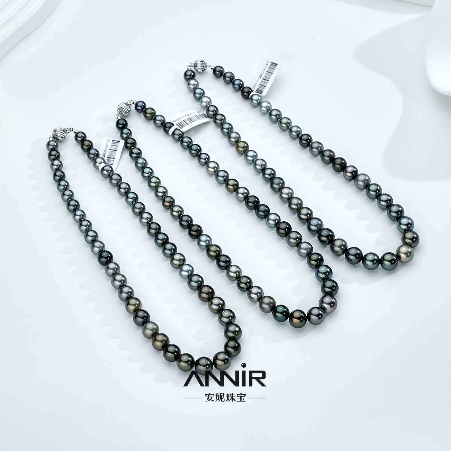 大溪地珍珠项链带证8-11mm