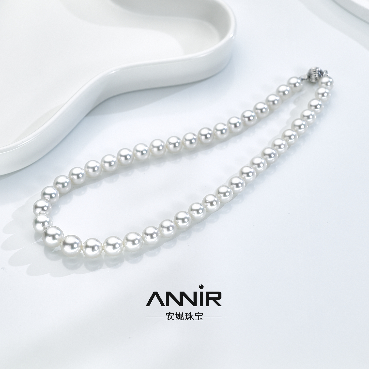 海水澳白珍珠项链 9-12mm 14K金  （吉尔德）1085H00DY