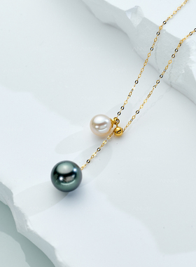 “知音”大溪地项链 18K金  9-10mm  644H000DY