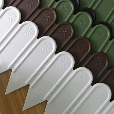 花园围栏栅栏挡土塑料板户外护栏小篱笆草坪花圃围边菜园花坛隔断