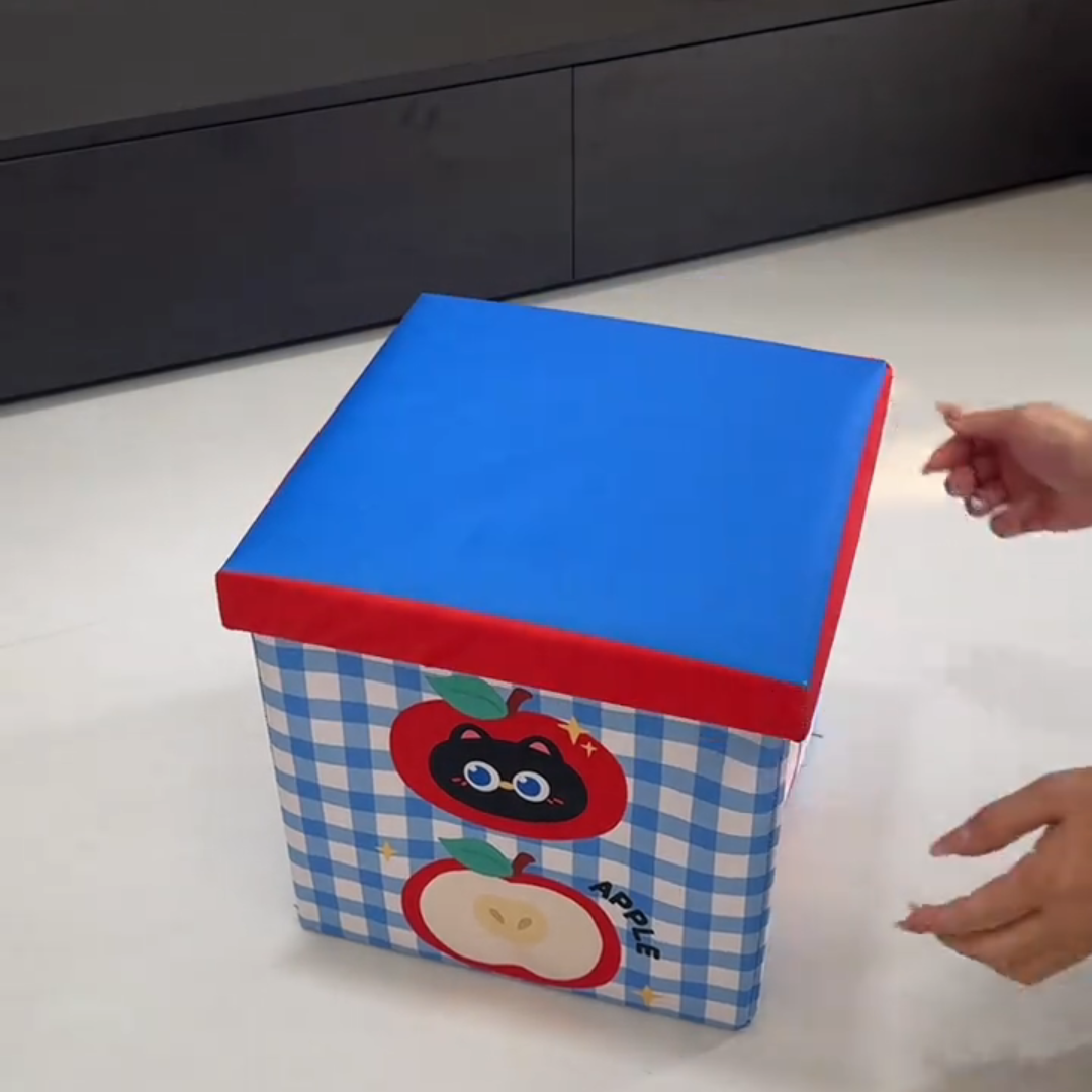 储物收纳凳可折叠小凳子板凳家用矮凳可坐方凳出租房女生卧室好物