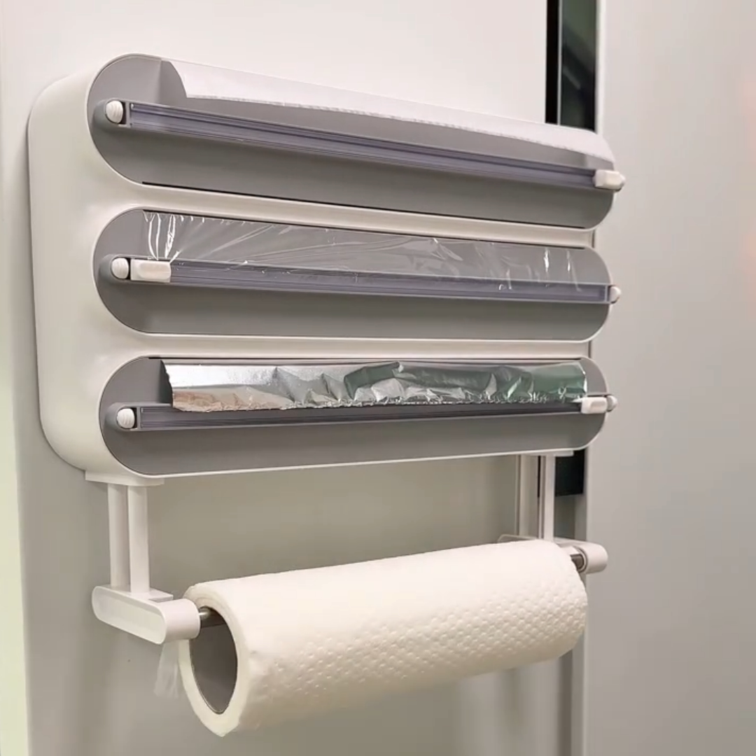 保鲜膜切割器磁吸冰箱厨房家用免撕保鲜膜罩切割盒子神器壁挂收纳