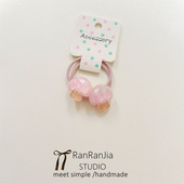 5件 包邮 儿童发饰女孩头饰可爱水果小号拇指发圈高弹力不伤发皮筋