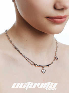 OCTO VITA华尔兹原创设计项链 爱心吊坠拼接小众高级感闺蜜锁骨链