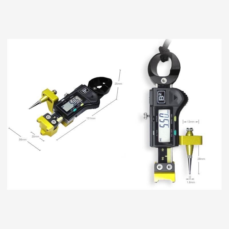 正品美国B2三点式数显面