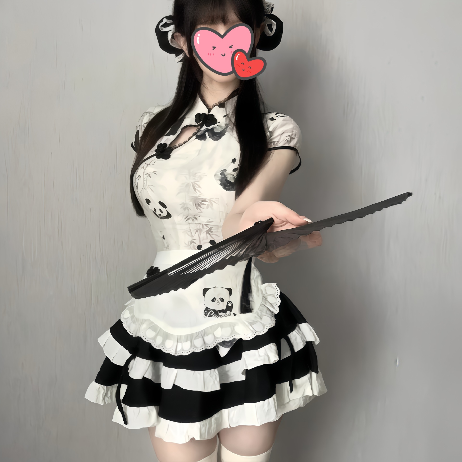 Sense可爱少女新中式国风睡裙女