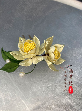 南笙记非遗缠花栀子花