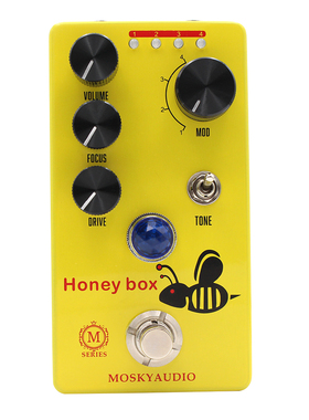 MOSKYAUDIO HONEY BOX DRIVE 吉他过载效果器 吉他乐器配件
