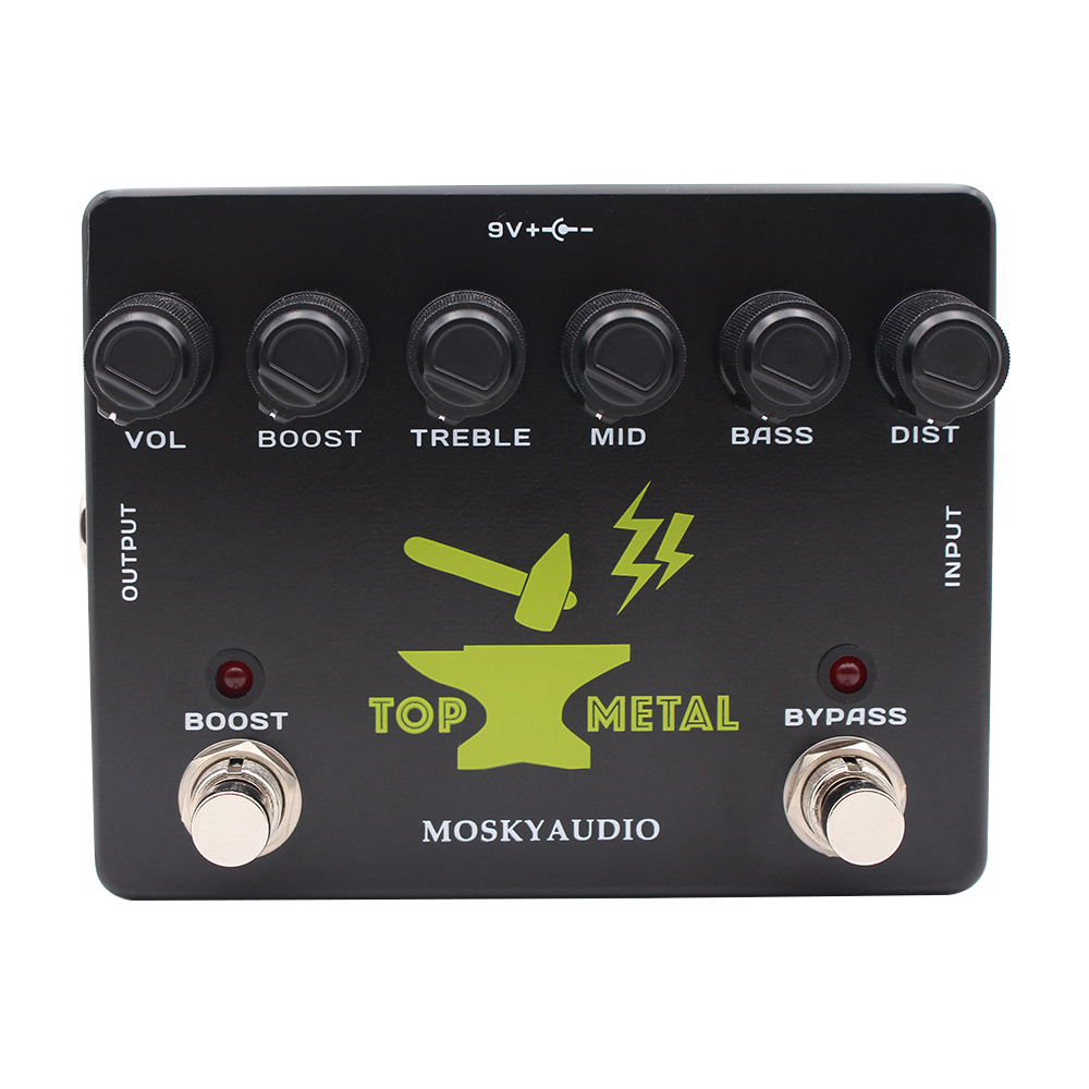 MOSKY TOP METAL重金属效果器METAL MUFF带BOOST推子 吉他配件