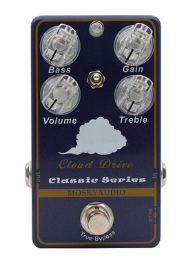 MOSKYAUDIO CLOUD DRIVE 经典清音过载效果器三档切换