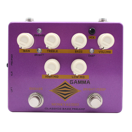 MOSKYaudio GAMMA BASS PREAMP 贝斯前级效果器 吉他效果器