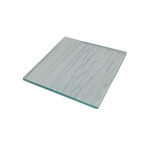 定 做开料磨边压花灯饰玻璃深加工钢化方形玻璃灯饰配件玻璃