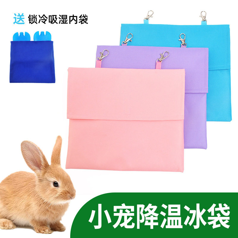 兔子降温冰盒宠物空调房仓鼠荷兰猪夏季悬挂式防暑冰袋兔子用品