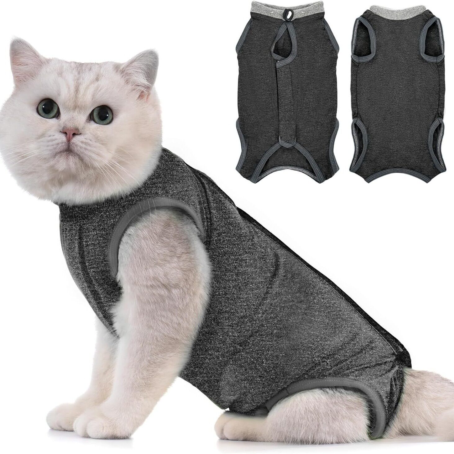 猫康复服 猫咪手术后连体服 保护腹部伤口  猫咪术后防舔衬衫