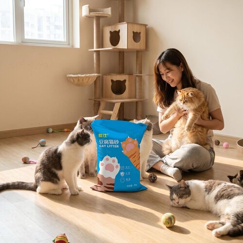 豆腐猫砂10斤装除味低尘大袋20公斤混合猫砂猫舍猫咪去味砂包邮