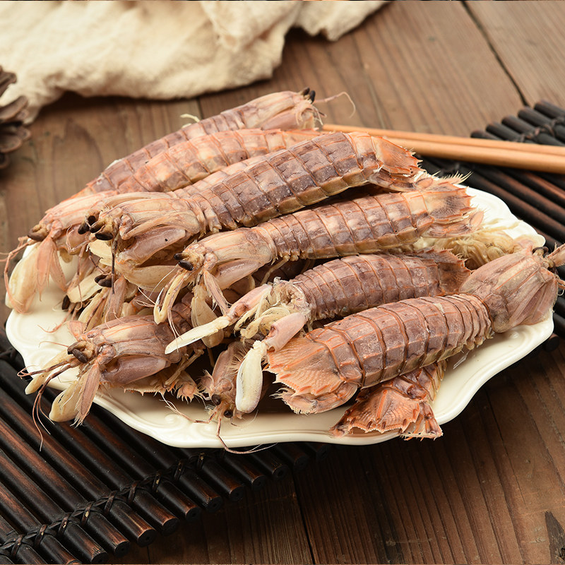 咸香皮皮虾即食海鲜大虾 烤虾 琵琶虾肉濑尿虾虾姑 熟食1000g