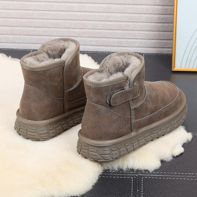 全羊毛防水防滑雪地靴