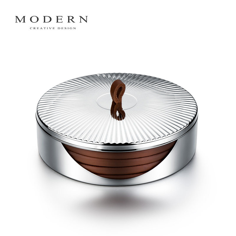 MODERN杯垫不锈钢收纳盒高档
