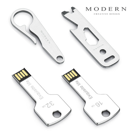 modern随身不锈钢开瓶器快挂